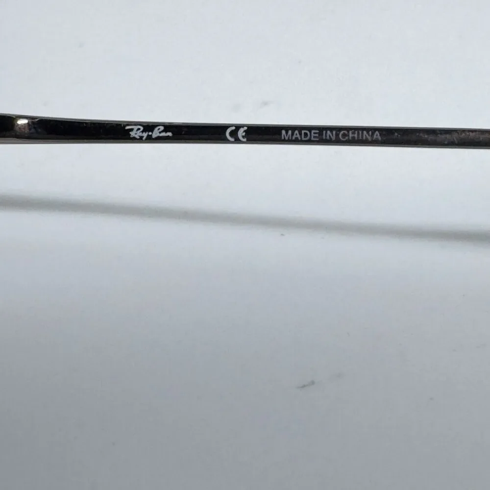 Ray-Ban Eyeglasses RB6101‎ 2531 Brown Half Rim Frame 50-18-135 15866